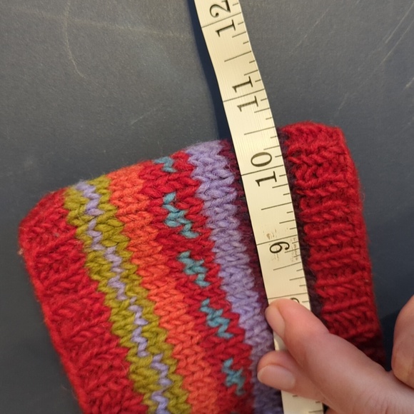 Wool Knit Ear Warmer, Ear Band, Unisex, Made In Nepal - Picture 5 of 6